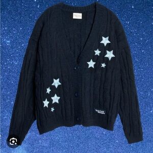 Taylor Swift Midnight Cardigan with White Stars